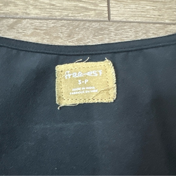 NWT Free People Free-est Onda Long Sleeve Drop Waist Mini Dress - Picture 10 of 13